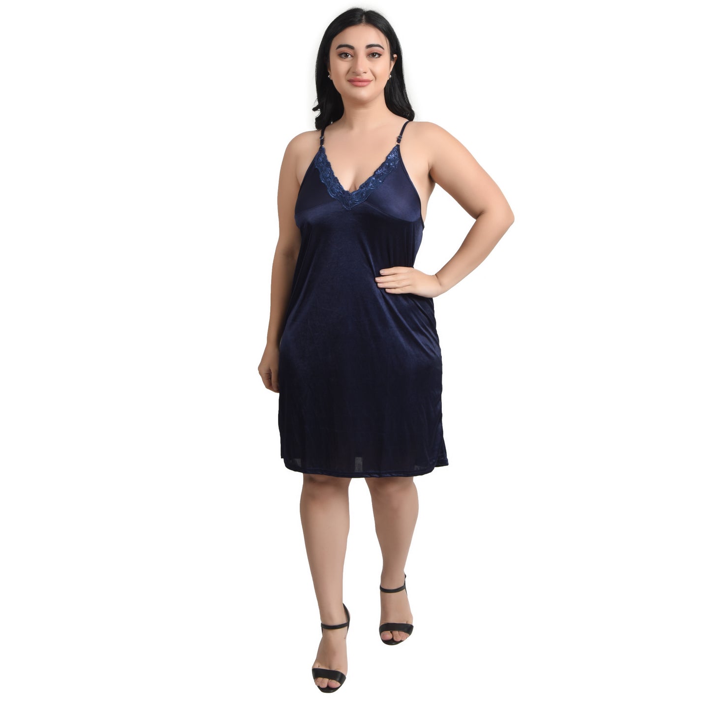 Knee-Length Nighty with Robe