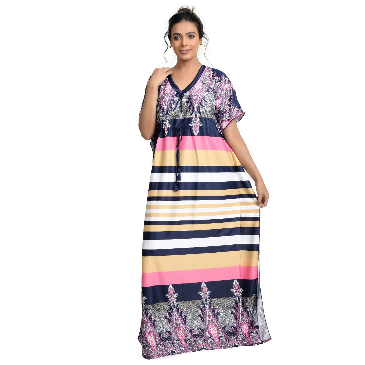 Free Size Multi Colour Kaftaan